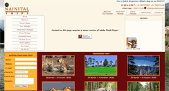 Desktop Screenshot of nainitaltrips.com